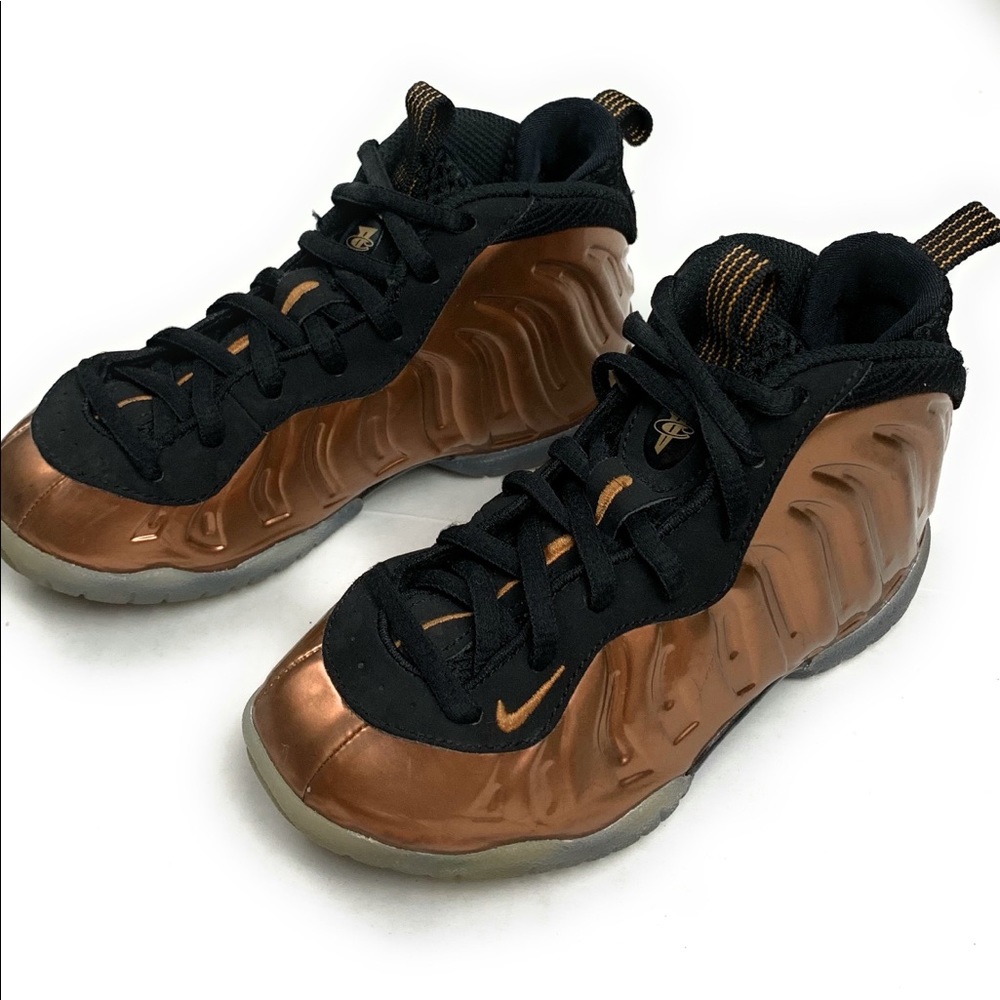 Nike Little Posite Foamposite Copper Toddler 11C
